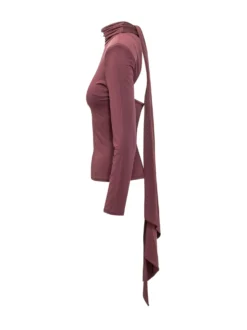 Long Sleeve Scarf Top