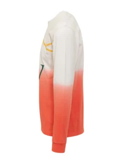 Long Sleeve Top with Anchor Dip Dye Print