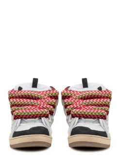 Low Top Sneakers Curb with Multicolor Laces