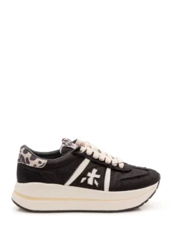 Low Top Sneakers with Contrast Panels