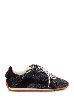 Low Top Sneakers with Glitter