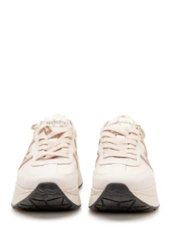 Low Top Sneakers with Laces and Logo Detail