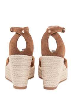 Madeira Wedge Sandals with Ankle Strap