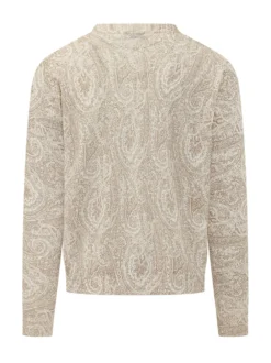 Maglia Girocollo con Motivo Paisley