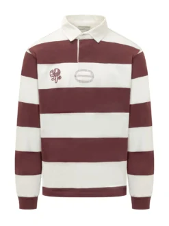 Manchester Striped Polo with Collar