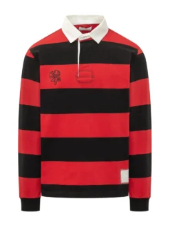 Manchester Striped Polo with Collar