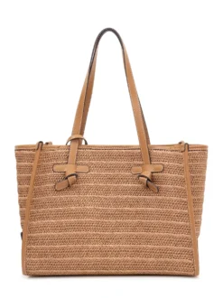 Marcella Woven Tote Bag with Double Handles
