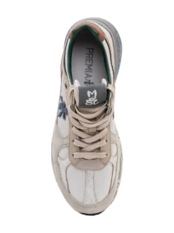 Mesh and Suede Sneakers