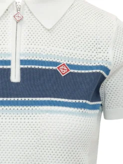 Mesh Top with Front Stripe