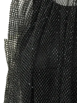 Mesh Top with Rhinestones