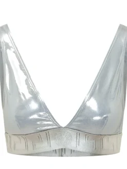 Metallic Lycra Bikini Top