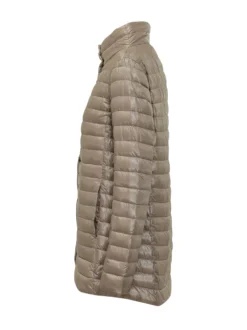 Mid-Length Quilted Down Jacket