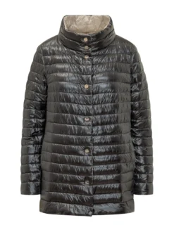 Mid-Length Quilted Down Jacket