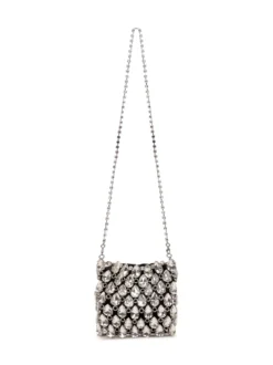 Mini Bag with Chain and Crystals