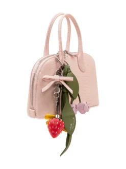 Mini Bag with Double Handles and Charms