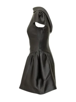 Mini Dress with Voluminous Sleeves