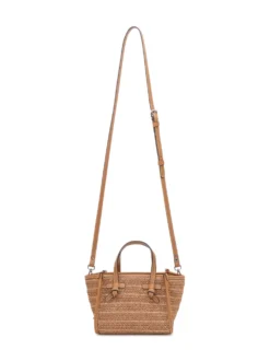 Miss Marcella Bag with Double Handles and Knotted Details