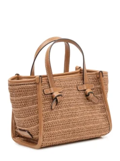 Miss Marcella Bag with Double Handles and Knotted Details
