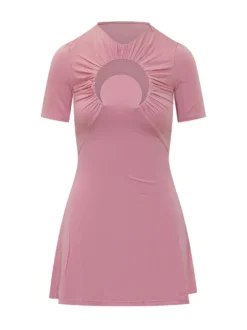 Moon Hole Mini Dress