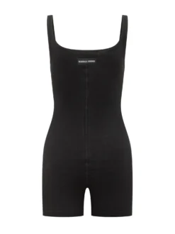 Moon Short Catsuit with Straps