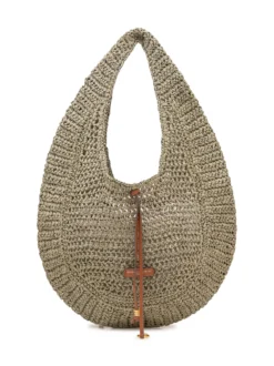 Nefeli Woven Bag with Drawstring