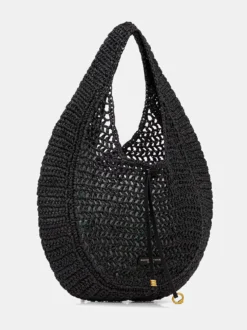 Nefeli Woven Hobo Bag