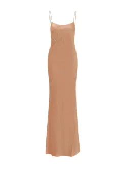 Ninfea Long Dress with Thin Straps