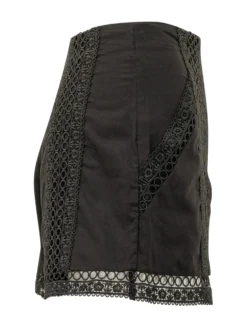 Oralia Shorts with Broderie Details