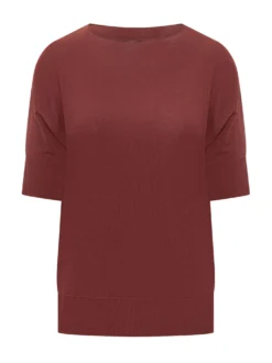 Oversized Boat Neck Top