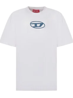 Oversize T-shirt with Embroidered Logo