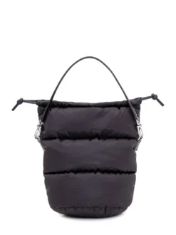 Padded Bucket Bag with Drawstring