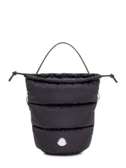 Padded Bucket Bag with Drawstring