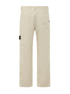 Pantaloni a Coste con Patch