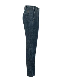 Pantaloni Herny Cropped con Risvolto
