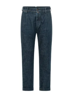 Pantaloni Herny Cropped con Risvolto