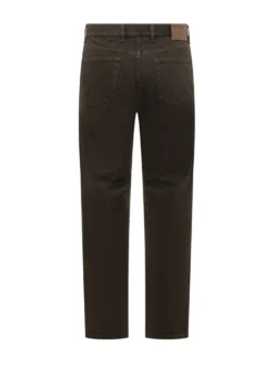 Pantaloni in Denim con Cinque Tasche