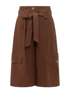 Patricia Bermuda with Belt and Cargo Pockets