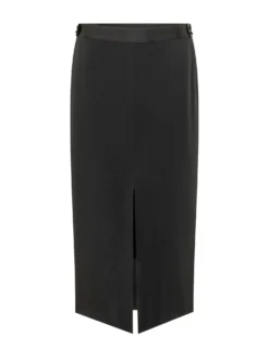 Pencil Skirt with Front Slit