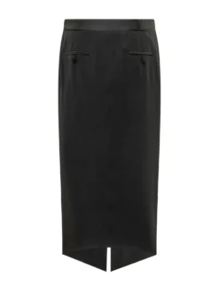 Pencil Skirt with Front Slit