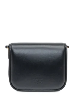 Pinko Love Mini Icon Bag in Black Leather