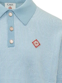 Pinstripe Polo Shirt