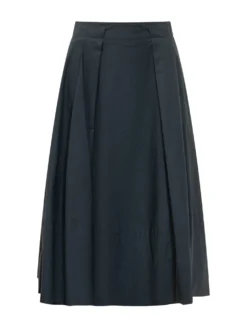 Pleated Midi Skirt