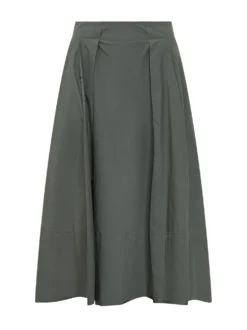Pleated Midi Skirt