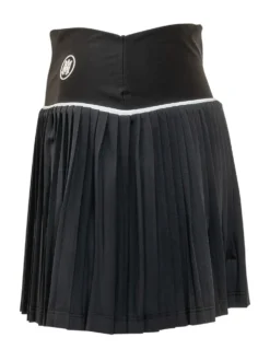Pleated Mini Skirt with Logo