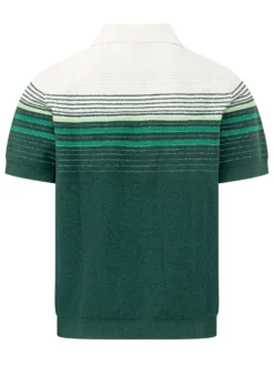 Polo a Righe con Patch