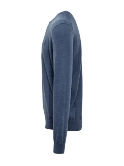 Polo Ralph Lauren Blue Mélange Virgin Wool Sweater