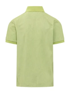 Polo Roma with Collar and Tone on Tone Print