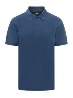 Polo Shirt with Collar and Buttons