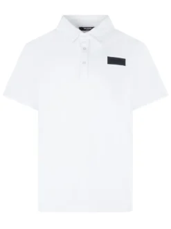 Polo with Applied Logo and Classic Collar