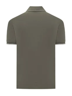 Polo with Chest Logo and Classic Collar
